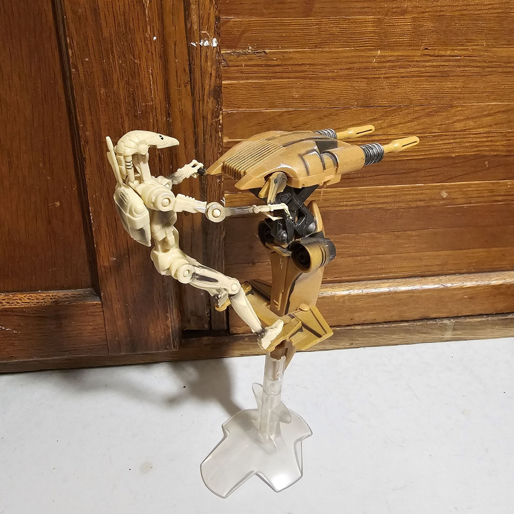 Star Wars Vintage Phantom Menace Speeder And Battle Droid Action Figure - Picture 2 of 2